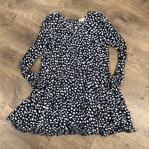 Stylish Navy and White ladies dress